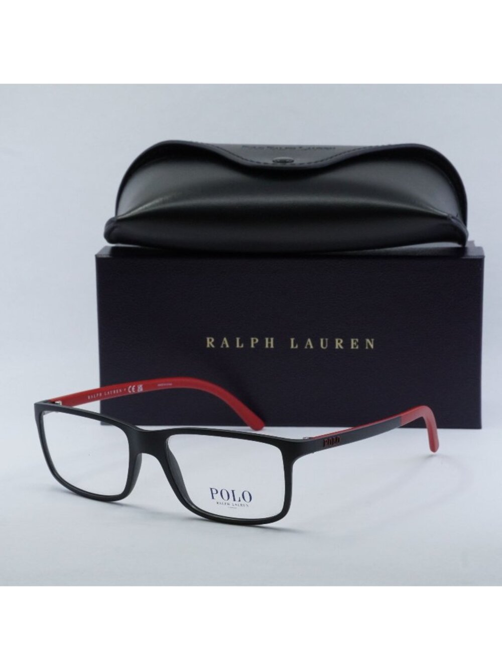 Polo Ralph Lauren PH2126 5504 Rectangle Eyeglasses - Matte Black 53mm